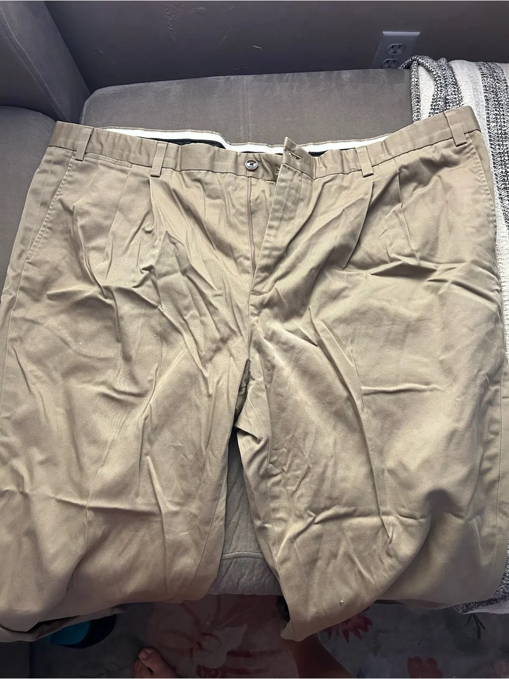Eddie Bauer Khaki/Tan Chino Pants